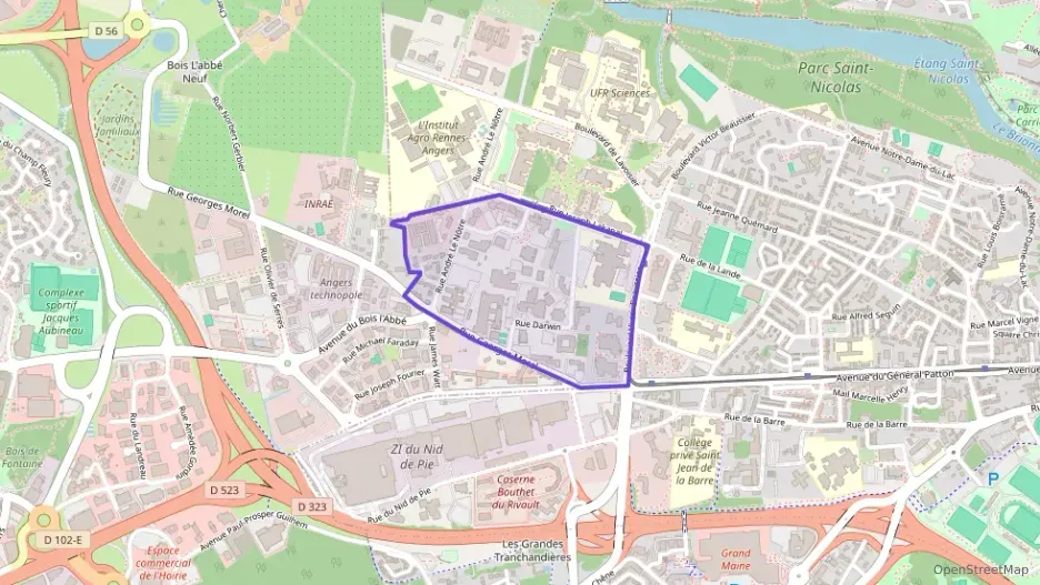 Appartement 63 m² trois pièces à vendre à Angers