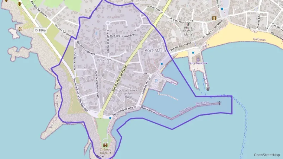 Appartement 50 m² trois pièces à vendre à Quiberon