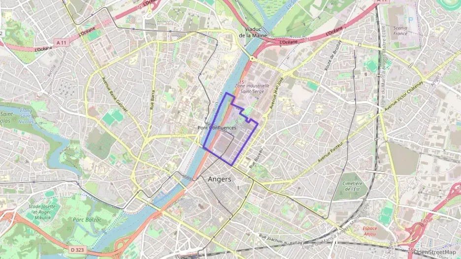 Appartement 70 m² trois pièces à vendre à Angers