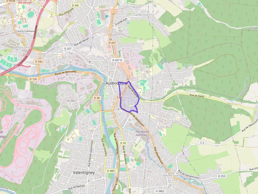 Appartement 73 m² quatre pièces à vendre à Audincourt Appartement 73 m² quatre pièces à vendre à Audincourt