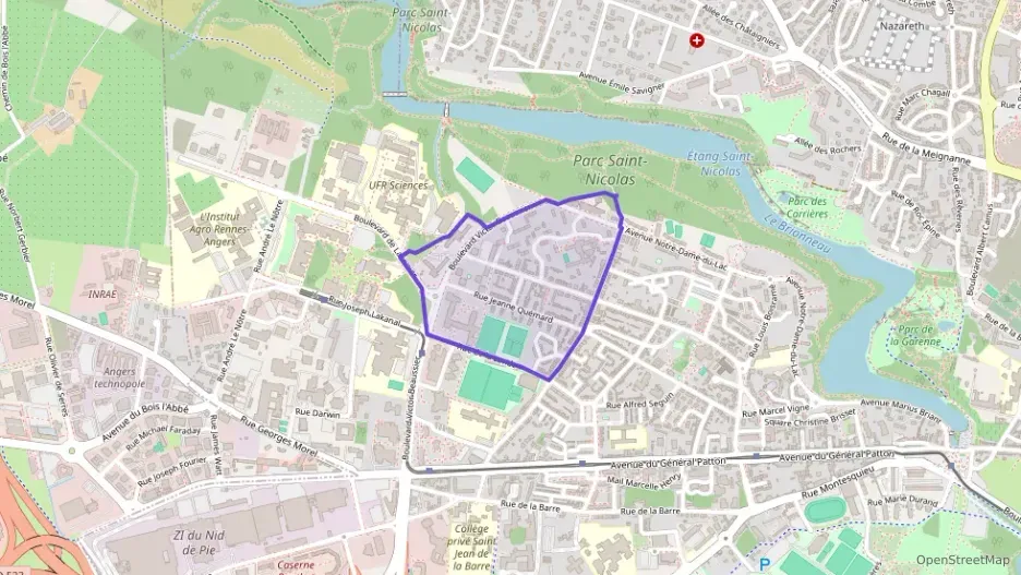 Appartement 60 m² trois pièces à vendre à Angers