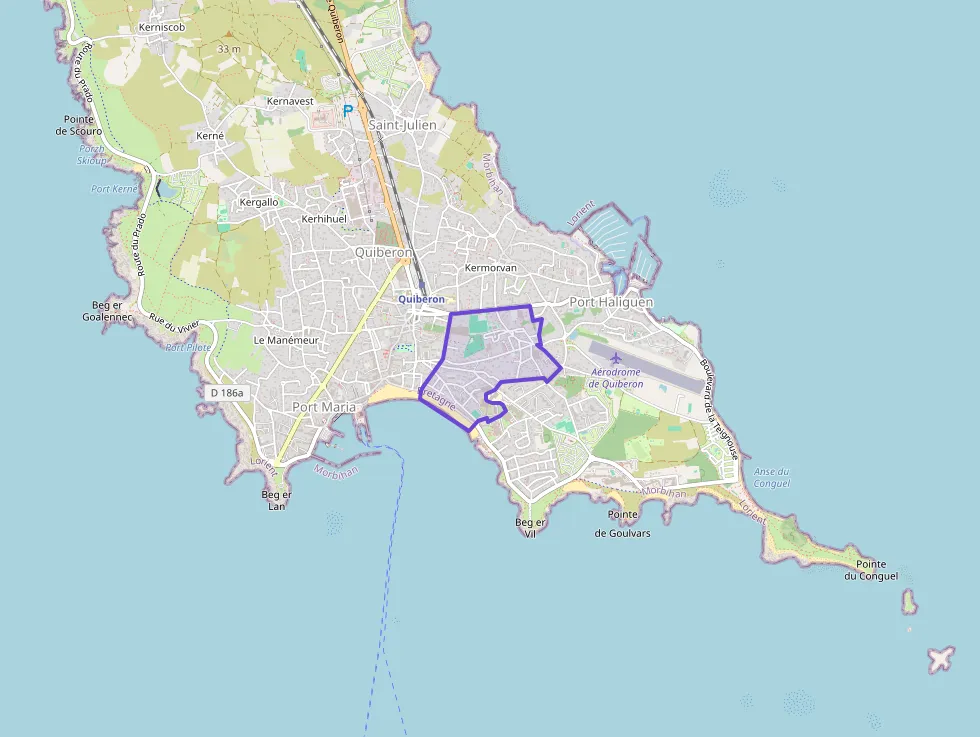 Appartement 55 m² deux pieces à vendre à Quiberon