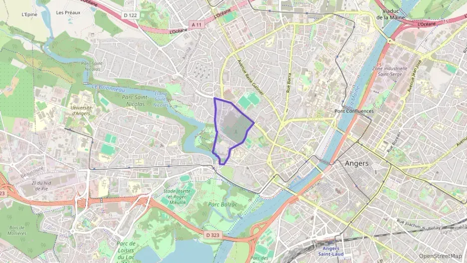 Appartement 76 m² trois pièces à vendre à Angers