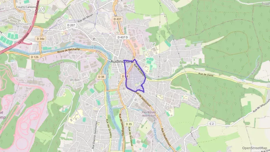 Appartement 64 m² quatre pièces à vendre à Audincourt