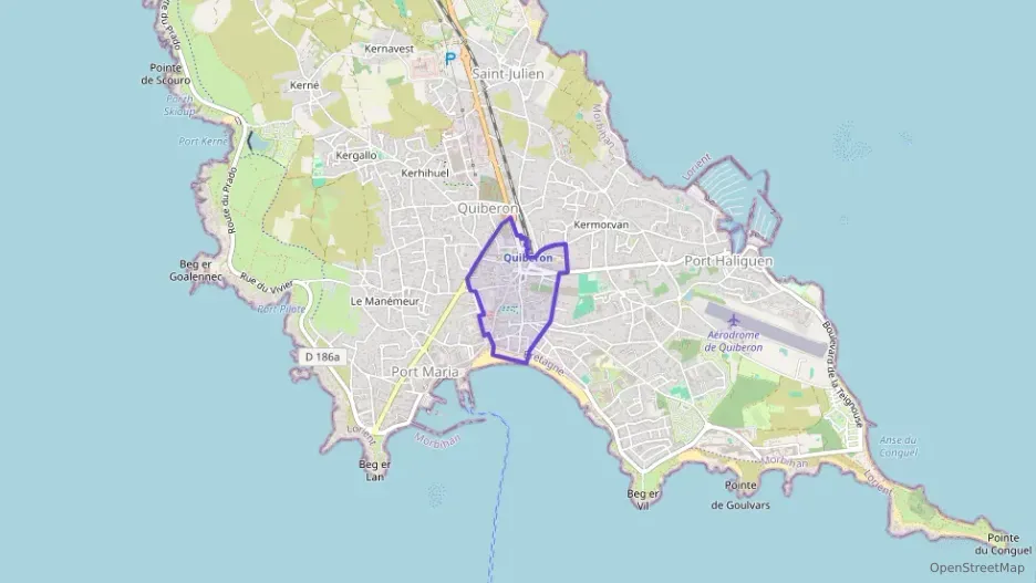 Appartement 62 m² trois pièces à vendre à Quiberon