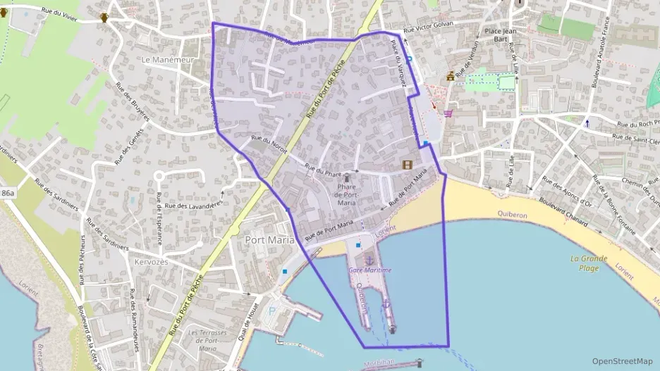 Appartement 51 m² deux pieces à vendre à Quiberon