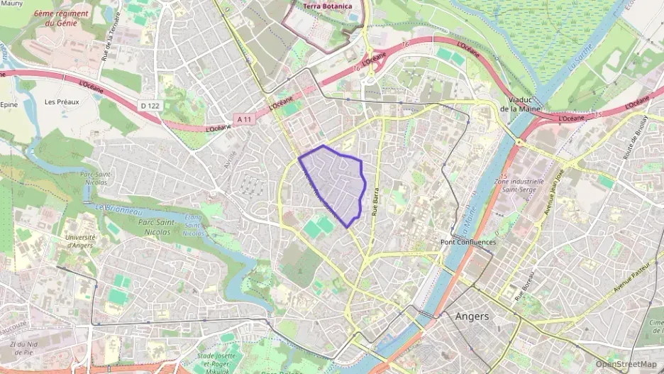 Appartement 84 m² quatre pièces à vendre à Angers