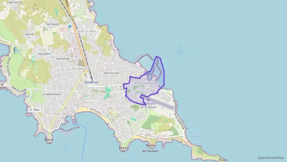 Appartement 60 m² trois pièces à vendre à Quiberon
