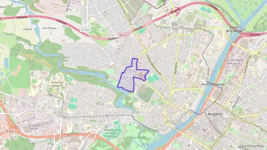 Appartement 77 m² quatre pièces à vendre à Angers