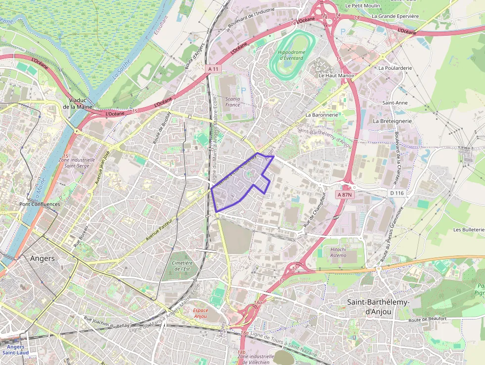 Appartement 65 m² quatre pièces à vendre à Angers