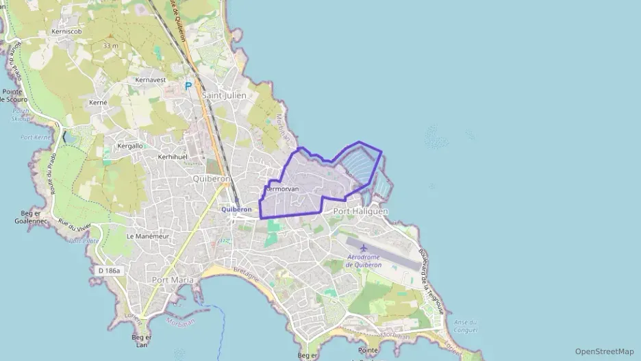 Appartement 53 m² trois pièces à vendre à Quiberon Appartement 53 m² trois pièces à vendre à Quiberon