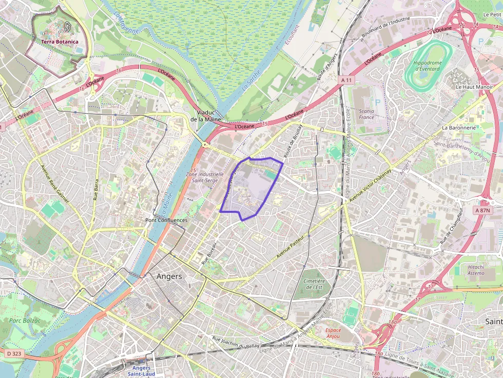 Appartement 65 m² deux pieces à vendre à Angers