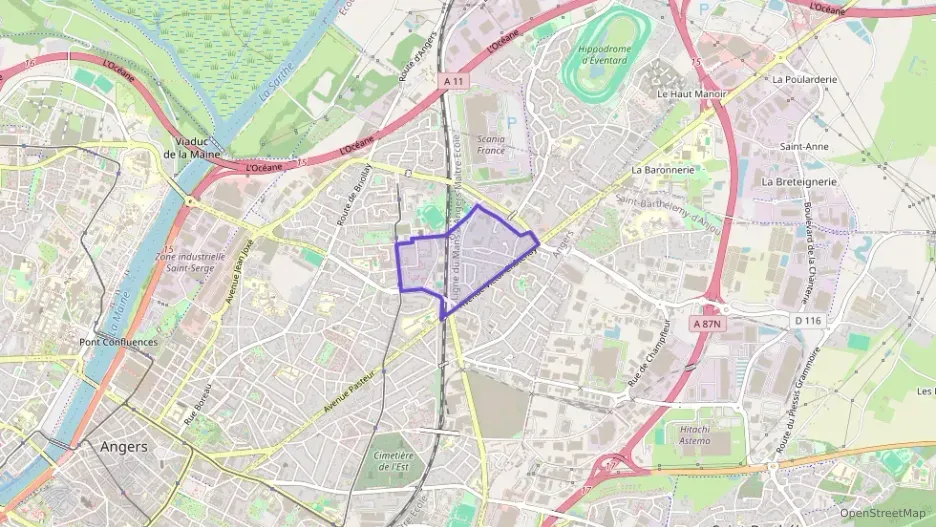 Appartement 65 m² trois pièces à vendre à Angers