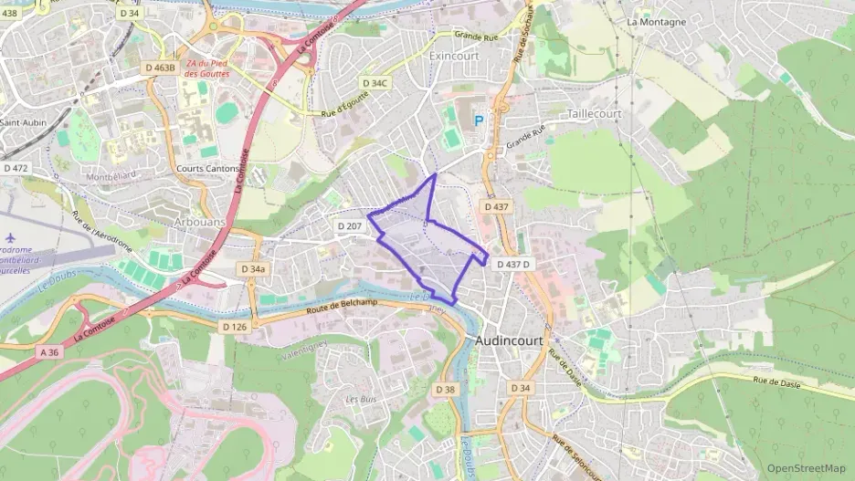 Appartement 91 m² cinq pièces à vendre à Audincourt Appartement 91 m² cinq pièces à vendre à Audincourt