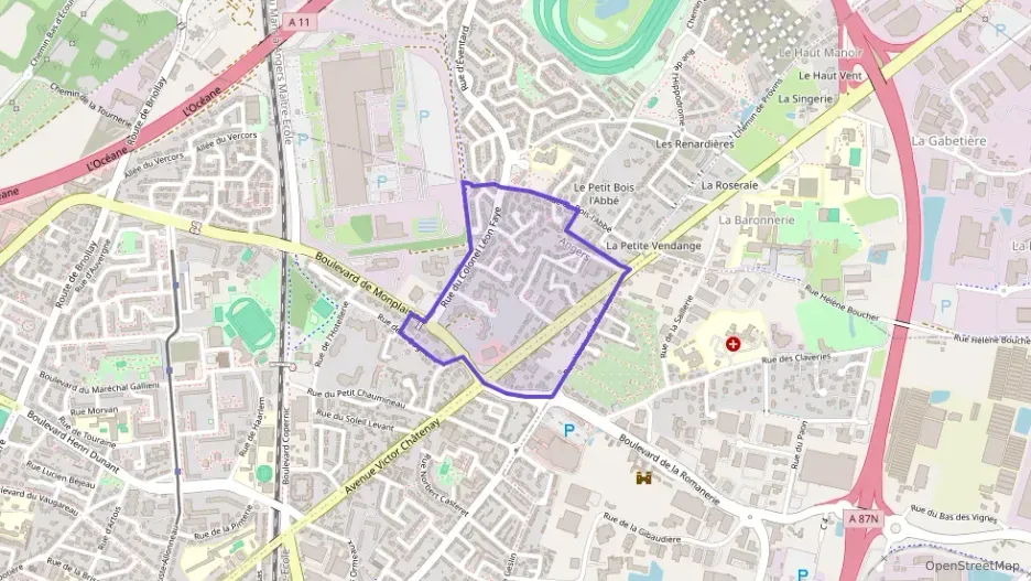 Appartement 61 m² trois pièces à vendre à Angers