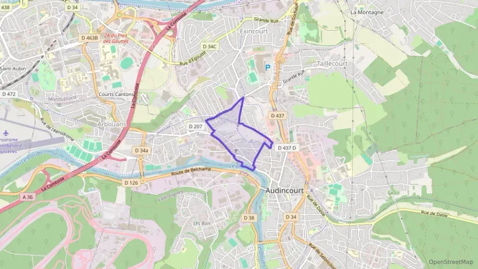 Appartement 59 m² trois pièces à vendre à Audincourt