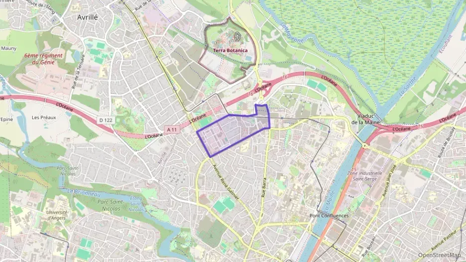 Appartement 43 m² deux pieces à vendre à Angers