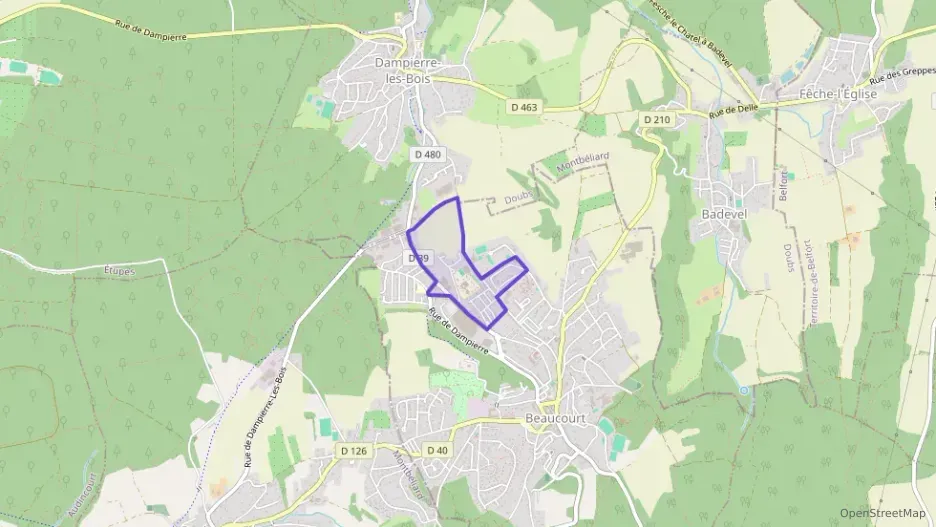 Appartement 59 m² quatre pièces à vendre à Beaucourt Appartement 59 m² quatre pièces à vendre à Beaucourt