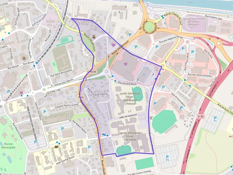 Appartement 108 m² quatre pièces à vendre à Montbéliard