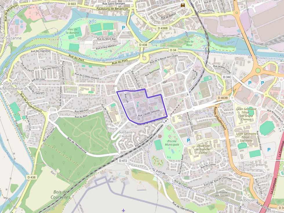 Appartement 76 m² quatre pièces à vendre à Montbéliard