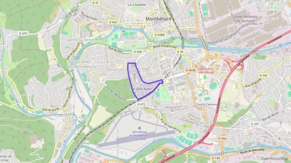 Appartement 76 m² quatre pièces à vendre à Montbéliard