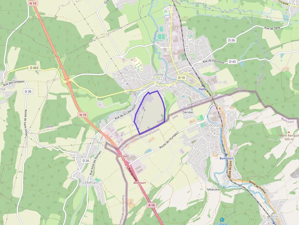 Appartement 76 m² quatre pièces à vendre à Delle