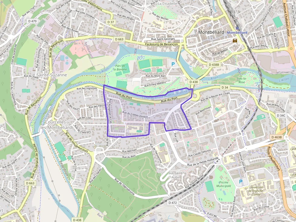 Appartement 84 m² quatre pièces à vendre à Montbéliard