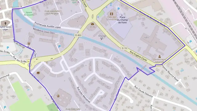 Appartement 98 m² quatre pièces à vendre à Delle