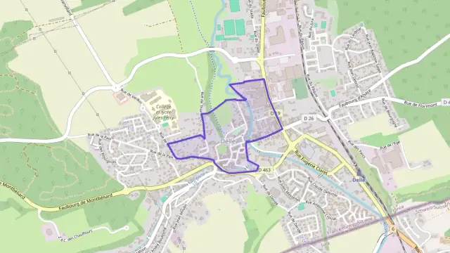 Appartement 60 m² quatre pièces à vendre à Delle