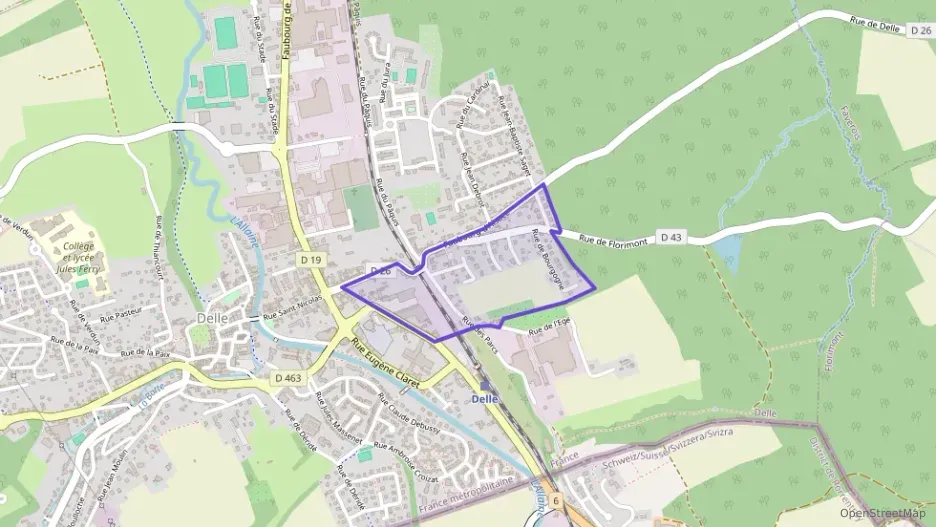 Appartement 79 m² quatre pièces à vendre à Delle Appartement 79 m² quatre pièces à vendre à Delle