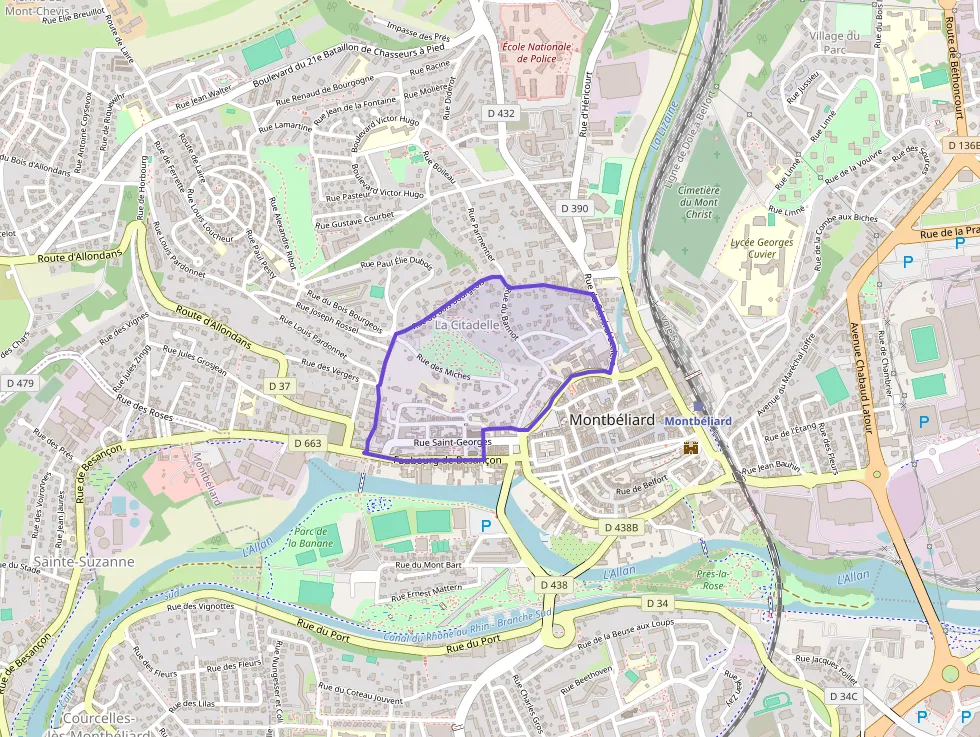 Appartement 90 m² quatre pièces à vendre à Montbéliard