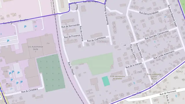 Appartement 47 m² deux pieces à vendre à Delle