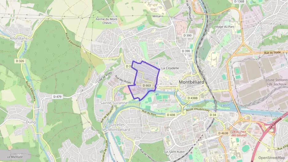 Appartement 133 m² quatre pièces à vendre à Montbéliard