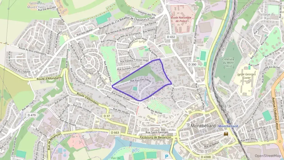 Appartement 61 m² quatre pièces à vendre à Montbéliard