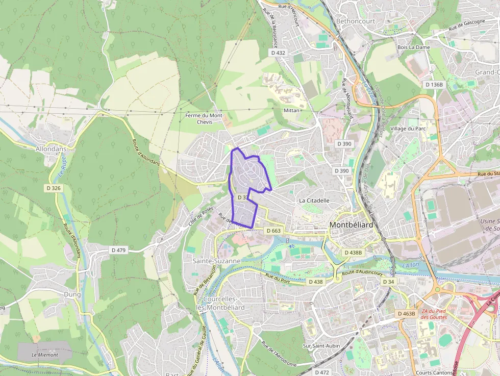 Appartement 79 m² quatre pièces à vendre à Montbéliard