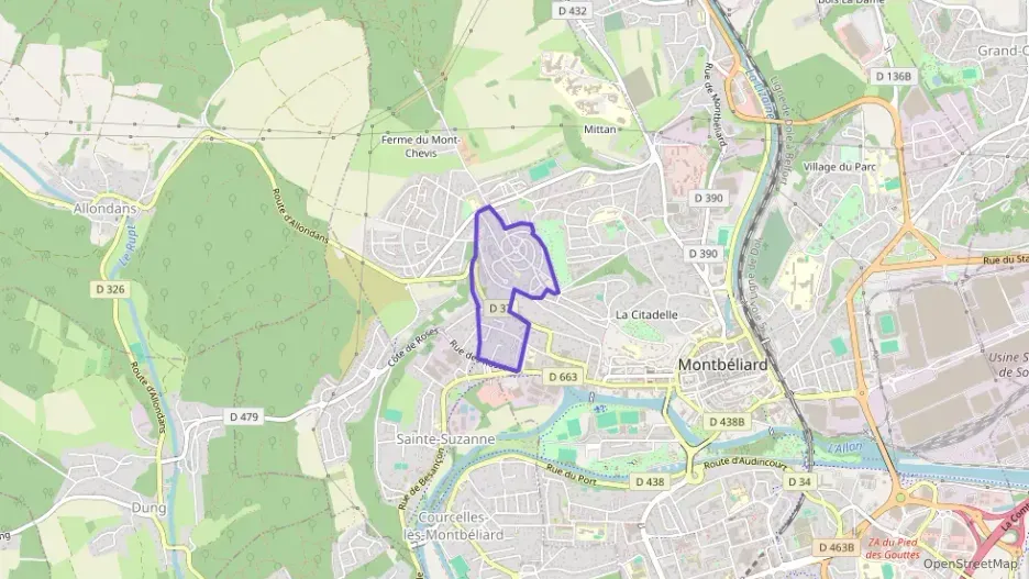 Appartement 79 m² quatre pièces à vendre à Montbéliard