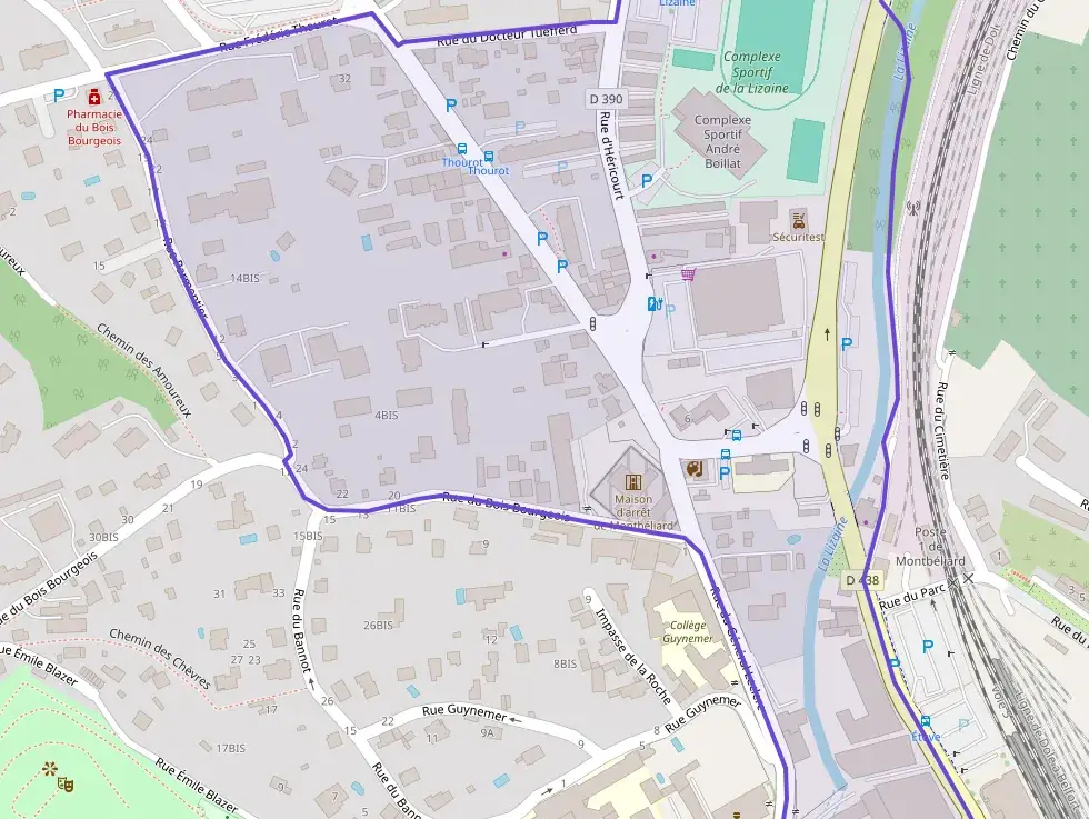 Appartement 47 m² une piece à vendre à Montbéliard