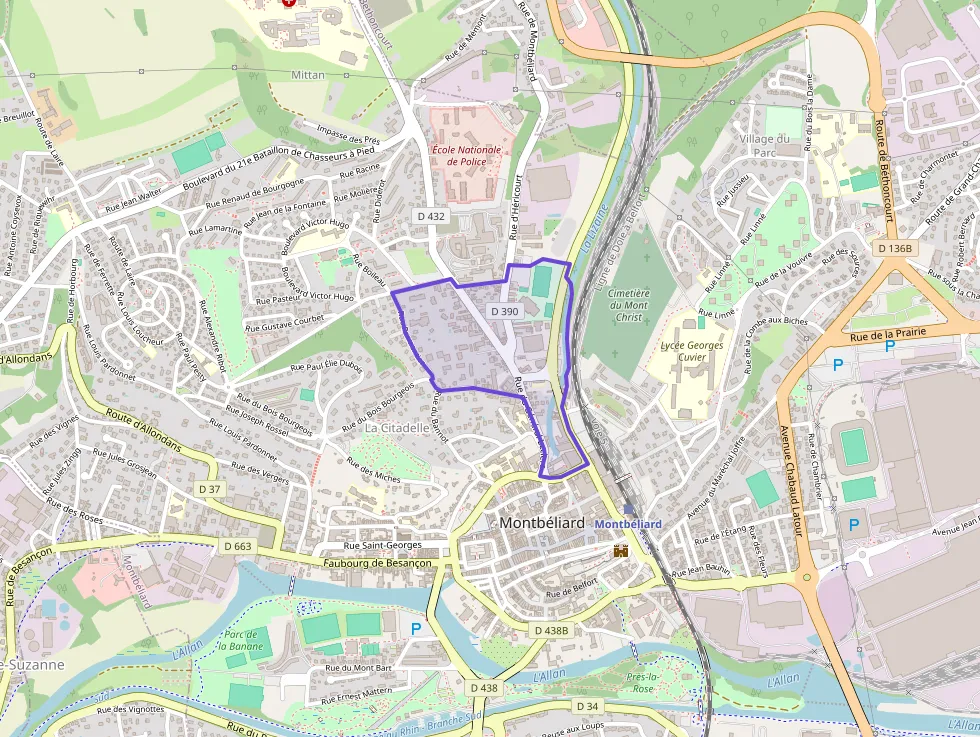 Appartement 71 m² quatre pièces à vendre à Montbéliard