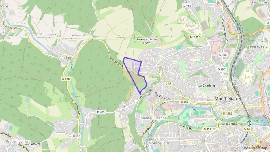 Appartement 86 m² quatre pièces à vendre à Montbéliard