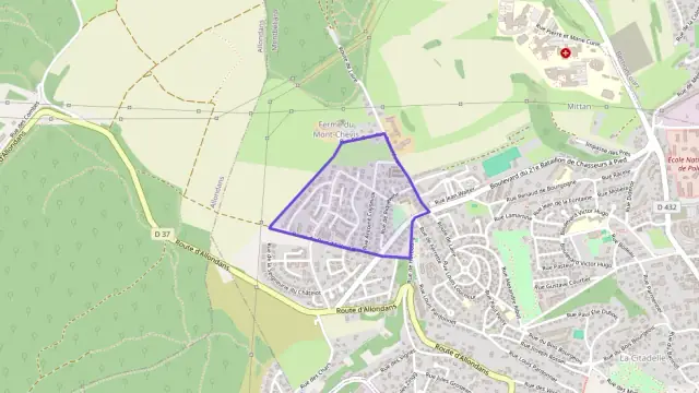 Appartement 43 m² deux pieces à vendre à Montbéliard