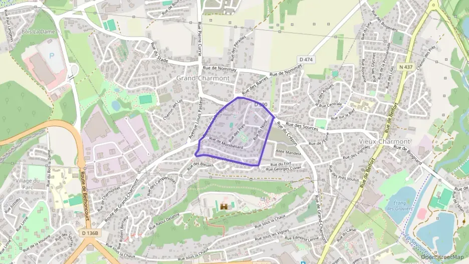 Appartement 66 m² trois pièces à vendre à Grand-Charmont