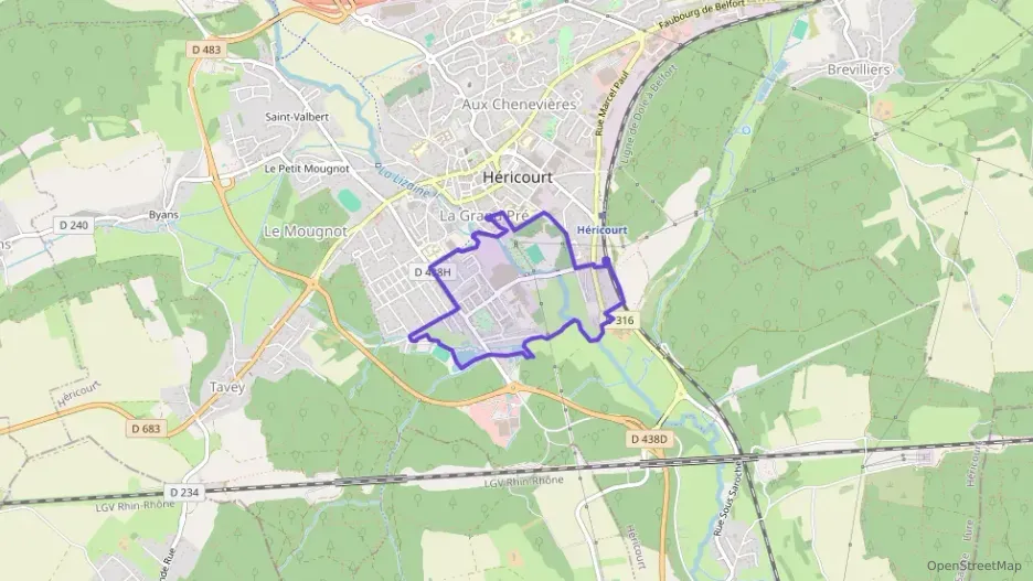 Appartement 89 m² trois pièces à vendre à Héricourt
