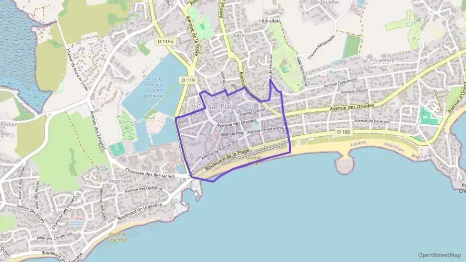 Appartement 50 m² trois pièces à vendre à Carnac