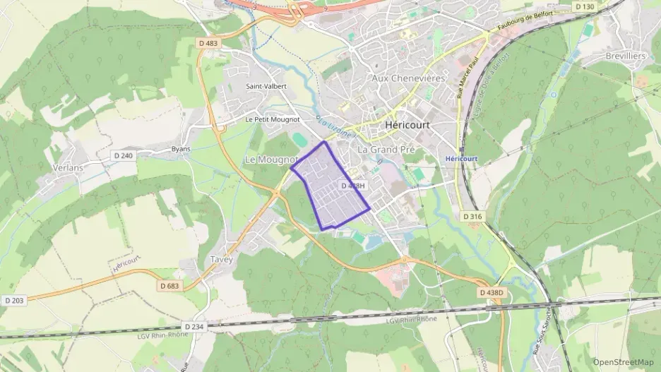Appartement 70 m² trois pièces à vendre à Héricourt
