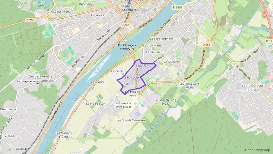Appartement 86 m² quatre pièces à vendre à Blois