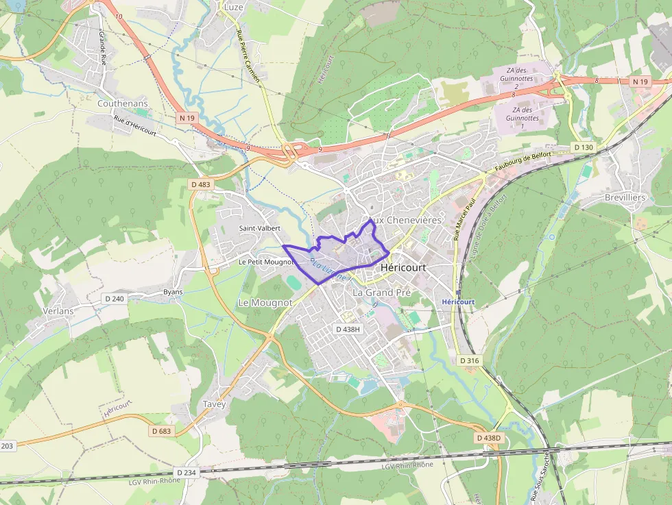 Appartement 57 m² trois pièces à vendre à Héricourt