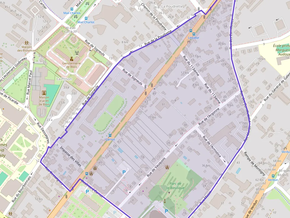 Appartement 66 m² trois pièces à vendre à Blois