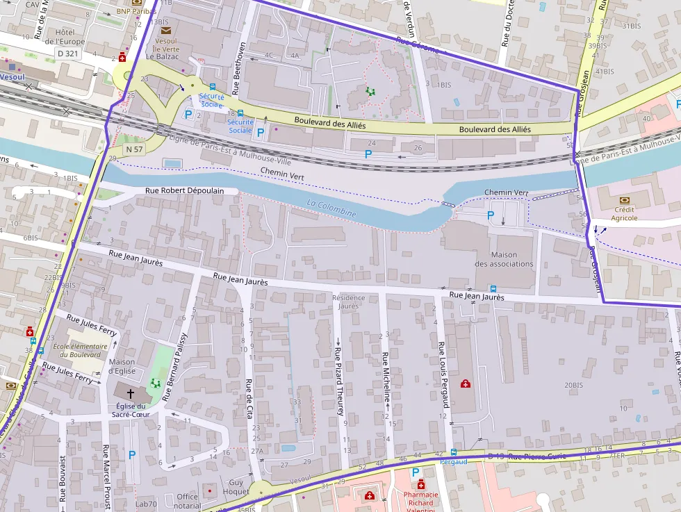 Appartement 59 m² trois pièces à vendre à Vesoul