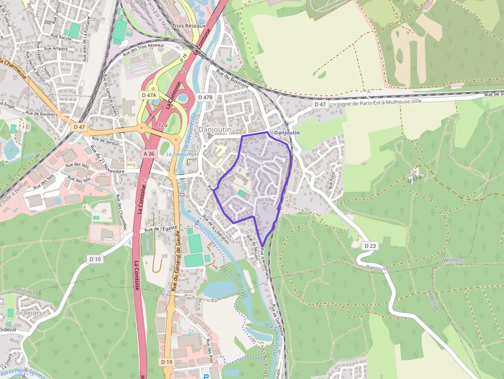 Appartement 86 m² quatre pièces à vendre à Danjoutin