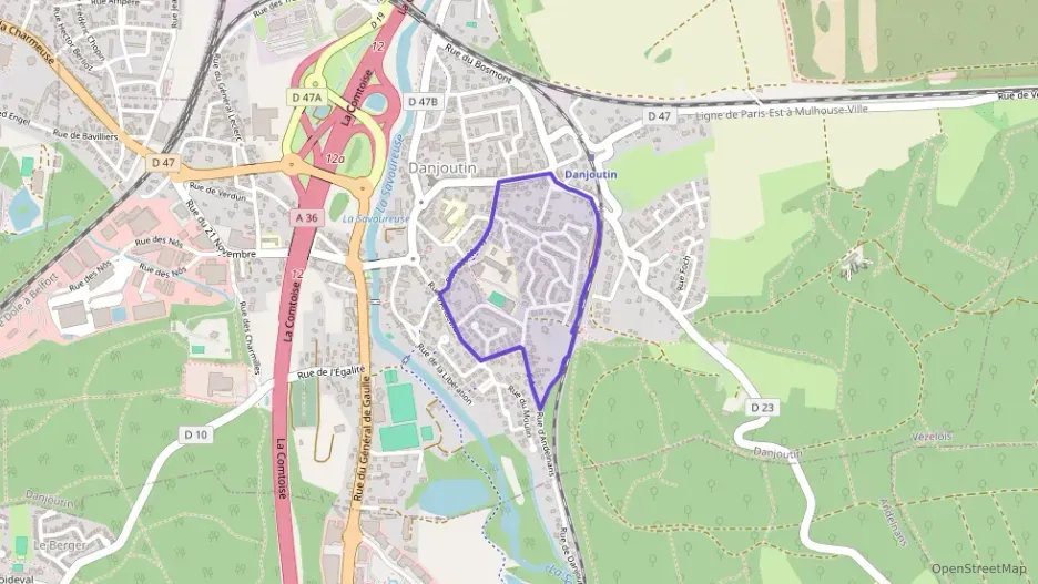 Appartement 86 m² quatre pièces à vendre à Danjoutin